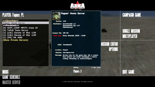 Main Menu